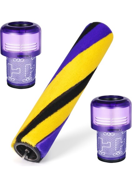 Dyson V12 Detect Slim El Süpürgesi Için Yumuşak Silindir Fırça Çubuğu Yedeği, Parça Numarası 971634-01 (Yurt Dışından)