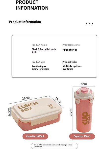 Bölmeli Basit Büyük Kapasiteli Öğrenci Beslenme Çantası Mikrodalgada Kullanılabilir (Yurt Dışından) modelleri