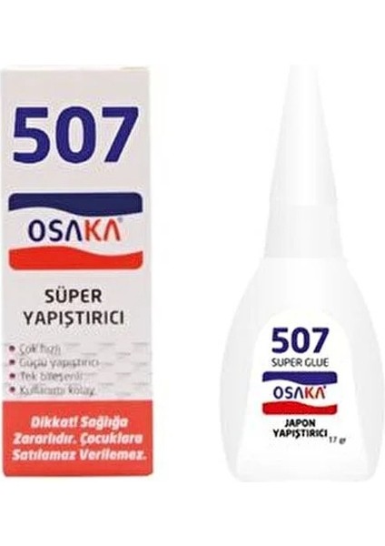 507 Japon Yapıştırıcı 12 Adet Tek Bileşenli Güçlü Yapıştırıcı 17 gr fiyatları