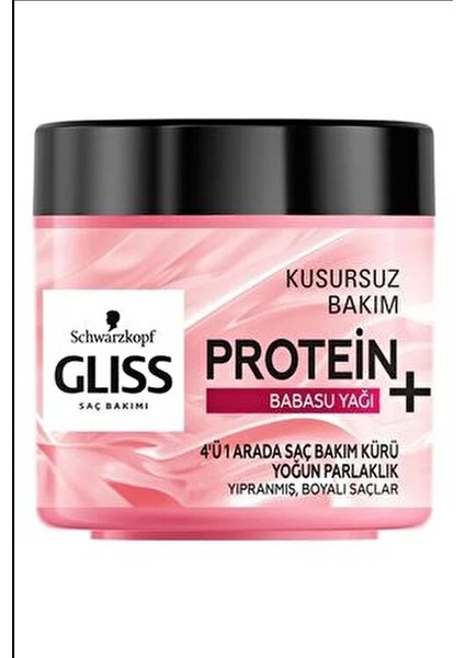 4'Ü 1 Arada Yoğun Parlaklık Veren Saç Bakım Kürü - Babasu Yağı ile 400 ml fırsatları