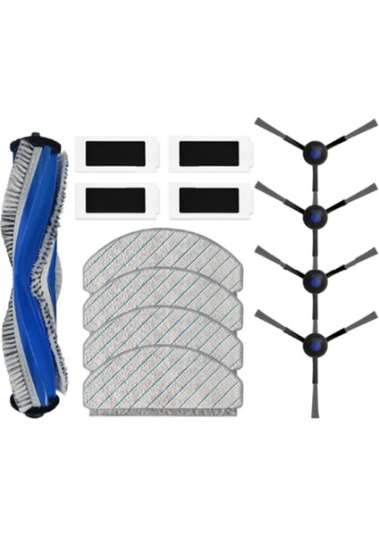 Ecovacs Deebot N20 / N20 Plus / N20 Pro Plus Robot Süpürge Aksesuarları Ana Yan Fırça Hepa Filtre Paspas (Yurt Dışından)