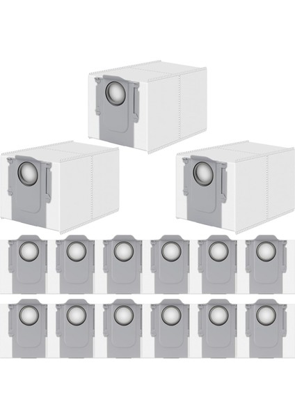 Roborock Saros 10R/P10/P10S Pro/qrevo/qrevo Maxv/qmove MAXV/G20S/V20 Robot Süpürge Parçaları Için 15'li Toz Torbası (Yurt Dışından)