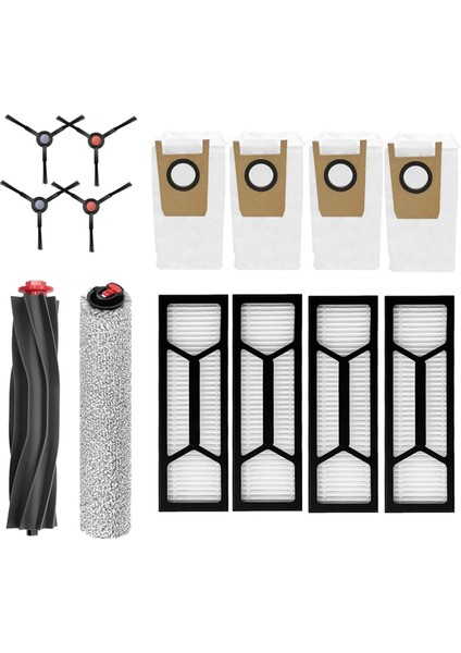 Eufy Omni S1 Pro Otomatik Boşaltma Robot Süpürgesi Için 14 Parça Ana Yan Fırça Filtresi Toz Torbaları Temel Süpürge Aksesuarları (Yurt Dışından) fiyatları