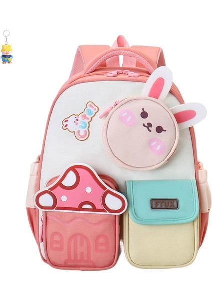 Çizgi Film Okul Çantası Hafif Yük Azaltma Sevimli Bebek 3-5 Yaş Çocuk Sırt Çantası Sırt Çantası (Yurt Dışından)