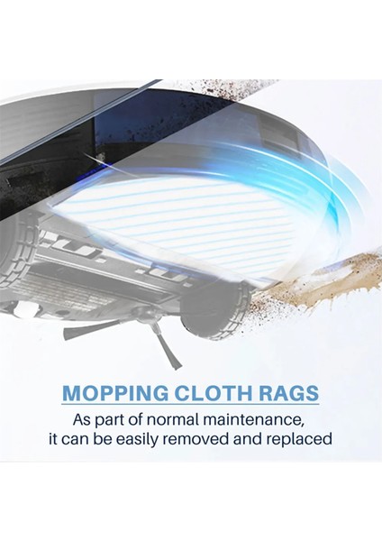 Ecovacs Deebot Ozmo T8 Aıvı T8 Max T9 Aıvı Aıvı+ Elektrikli Süpürge Parçaları Için 30 Adet Tek Kullanımlık Güçlü Bez Paspas Bezi Pedleri (Yurt Dışından) fiyatları