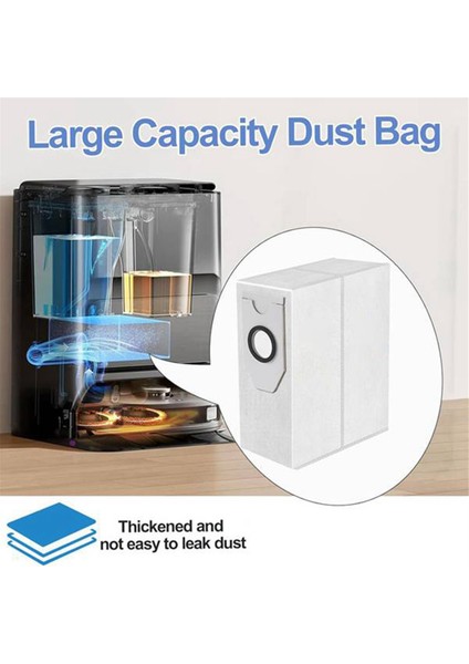 Eureka J12 Ultra/midea V12 Robot Süpürge Için 12 Adet Toz Torbası Yedek Torbası (Yurt Dışından) indirimleri