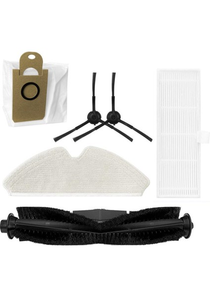 Lenovo T1 Pro Lr1 Pro Robot Süpürge Için Hepa Filtre Paspas Bezi Toz Torbası Hepa Filtre Paspas Yedek Parçaları (Yurt Dışından)