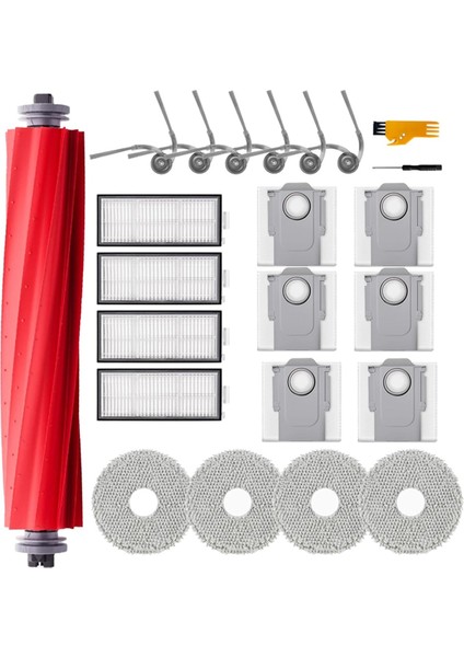 Roborock Qv 35A, Qv 35S, Qr 798, Qr 598 Elektrikli Süpürge Yedek Parçası Için Aksesuar Seti (Yurt Dışından)