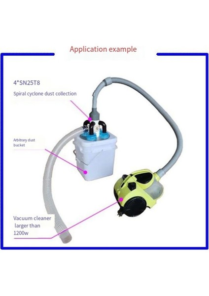 Toz Toplayıcı Siklon Mini Küçük Endüstriyel Aspiratör Ağaç Işleme Aleti Elektrikli Süpürge Filtre Ayırma Ev Kendin Yap (Yurt Dışından) modelleri