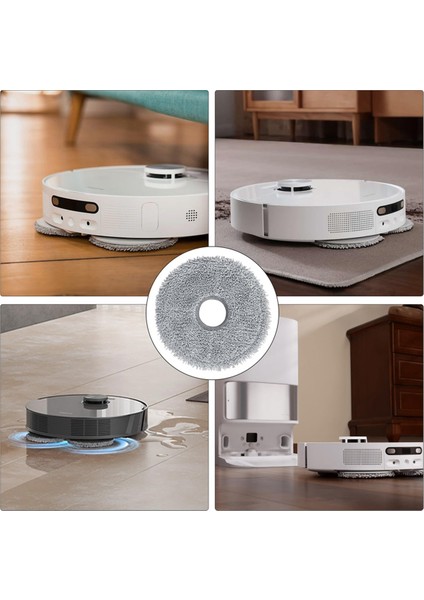 Dreame L10 Ultra / L10S Pro Ultra / L10S Pro Ultra / L20 Ultra Robot Süpürge ile Uyumlu Yedek Paspas Pedleri (Yurt Dışından) indirimleri