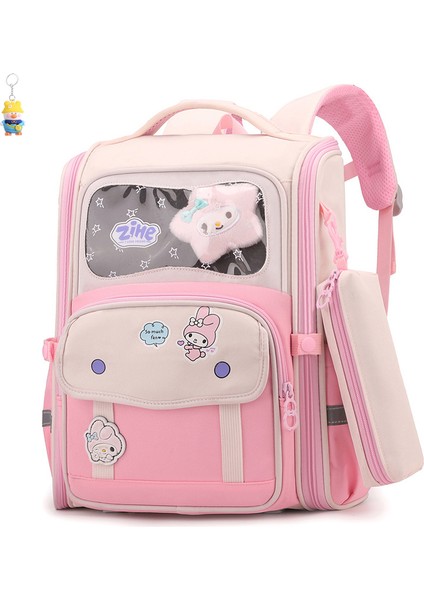 Okul Çantası Kadın Niş Hafif Nefes Alabilir Öğrenci Okul Çantası 3-6 Sınıf Büyük Kapasiteli Tam Açılış ve Kapanış Ilkokul Öğrencileri Okul Çantası (Yurt Dışından)