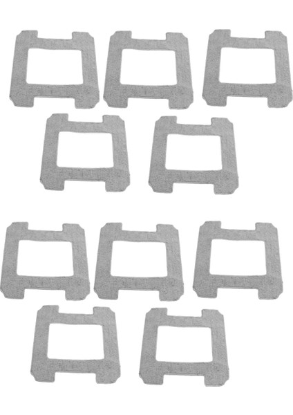 Wınbot W2 W2OMNI Elektrikli Süpürge Aksesuar Seti Için 10 Adet Temizleme Pedi Pencere Temizleme Mikrofiber Temizleme Pedi Paspas (Yurt Dışından)