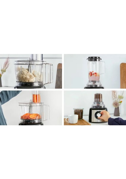 800W Çok Işlevli Mutfak Şefi, Hamur Yoğurma, Rendeleme ve Dilimleme modelleri