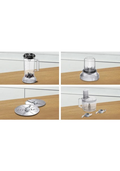 800W Çok Işlevli Mutfak Şefi, Hamur Yoğurma, Rendeleme ve Dilimleme fırsatları