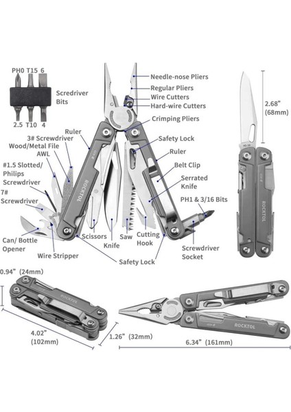 27 Fonksiyonlu Multi Tool Pense (Kılıflı) modelleri