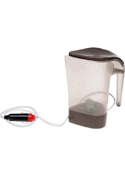 Kırmızı 12V Elektrikli Araç Su Isıtıcı, Pratik ve Hijyenik Kullanım
