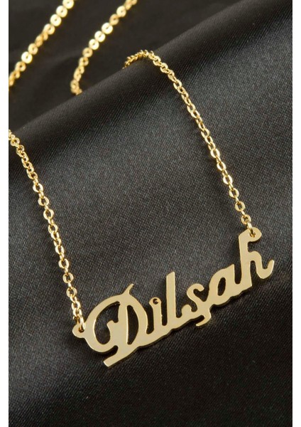 Allzey Dilşah Isimli Kolye -Sarı