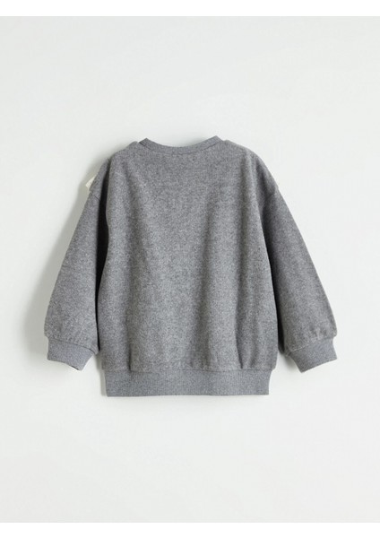 Lcw Kids Antrasit Bisiklet Yaka Kız Çocuk Sweatshirt ve Eşofman Altı fırsatları