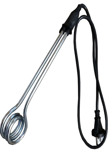 Gri Daldırmalı Kazan Tipi Elektrikli Su Isıtıcı, Dayanıklı ve Verimli Kullanım Sağlar.