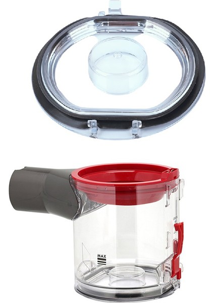 Dyson V7V8 Elektrikli Süpürge Çöp Kutusu Toz Toplama Haznesi Alt Kapağı Elektrikli Süpürge Aksesuarları Için Uygundur (Yurt Dışından)