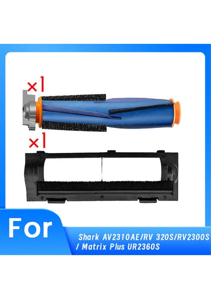 Shark AV2310AE/RV2320S/RV2300S/MATRIX Plus UR2360S Robot Süpürge Aksesuarları Için Ana Fırça ve Ana Fırça Kapağı (Yurt Dışından)