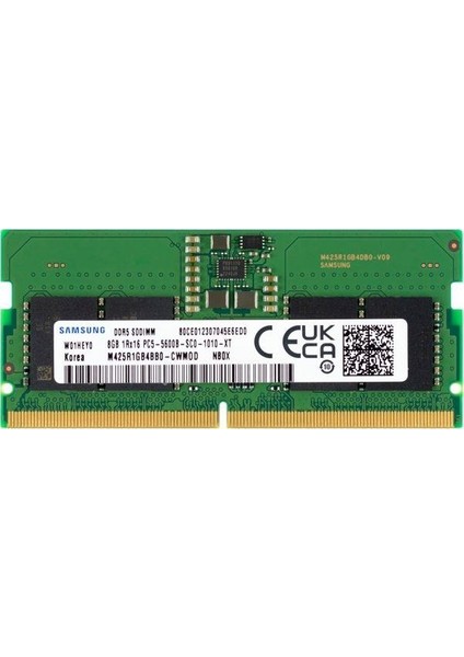 8 GB Ddr5 5600 Mhz Sodımm Kutusuz