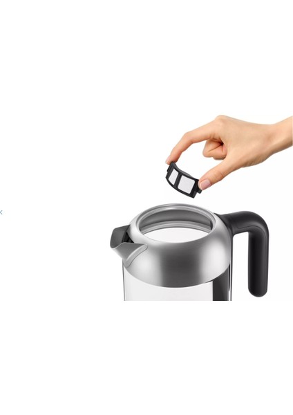 Şeffaf Cam Su Isıtıcısı 1.7 Litre, Dekoratif ve Şık Tasarım indirimleri