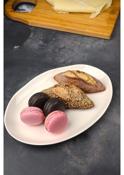 Seashell Porselen 28 cm Oval Kayık Tabak