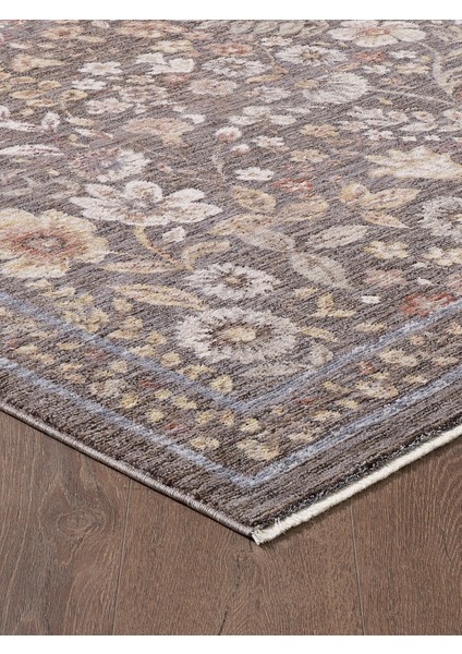 Frezia Floral Bambu Polyester Oturma Odası Salon Mutfak Halısı Eskitme Çiçekli Vintage Halı modelleri