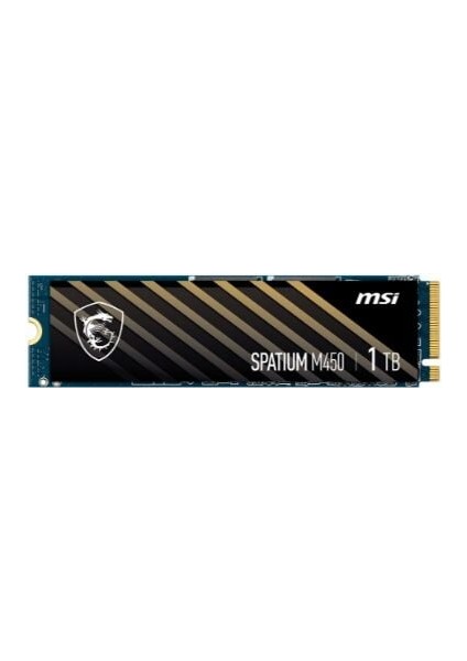 1tb Msı SSD Spatıum M450 Nvme M.2 3600/3000MB/S