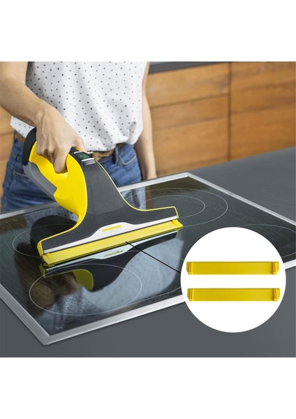 Karcher Akülü Pencere Elektrikli Süpürgesi Wv 6 Aksesuarları (280 Mm) Için 2 Adet Yedek Dudak Kauçuk Dudak Yedek Parçaları (Yurt Dışından) indirimleri