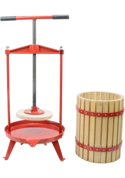 18L Ahşap Meyve Sıkma Presi, 5g Wb, Kahverengi, Sağlam ve Pratik Kullanım fiyatları