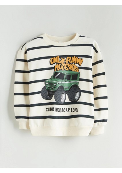 Lcw Kids Bej Bisiklet Yaka Erkek Çocuk Sweatshirt ve Eşofman Alt fiyatları