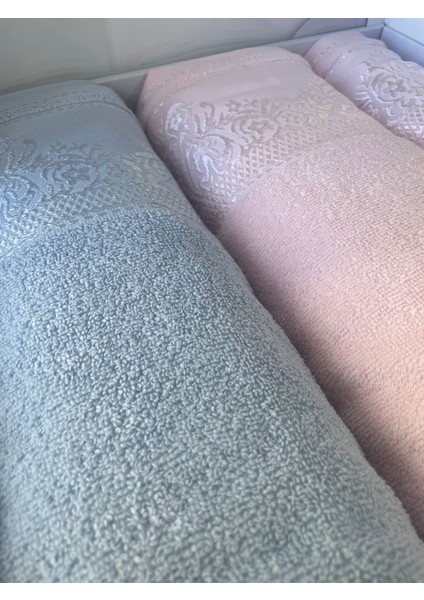 %100 Hamam Takımı Pembe-Mavi fiyatları