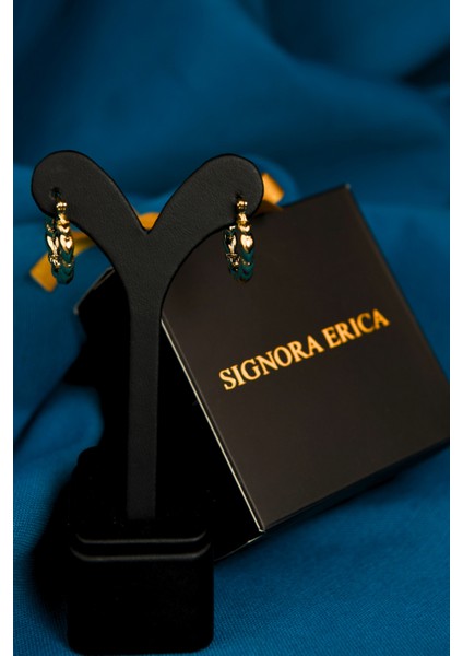 Burma/burgu Çiftli Kadın Çelik Halka Küpe modelleri