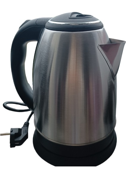Gri Çelik Elektrikli Isıtıcı ve Kettle, Şık ve Pratik Isıtıcı Ürün.