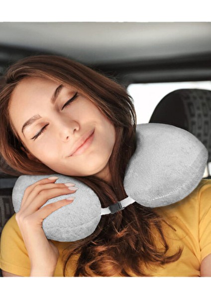 Seyahat Boyun Yastığı Kir Tutmaz Yıkanabilir Welsoft Kumaş Puf Konforlu Destek fiyatları