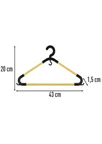 Ahşap Elbise Askısı 12'li Set Estetik ve Fonksiyonel Kullanım İçin modelleri