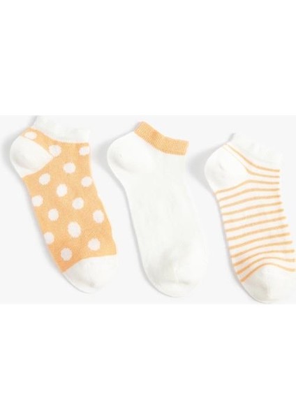 Çorap 5'li Çizgili Pamuk Karışımlı fırsatları