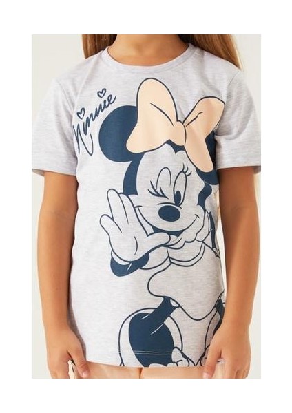 D4781-3 Kız Çocuk Pijama Beyaz