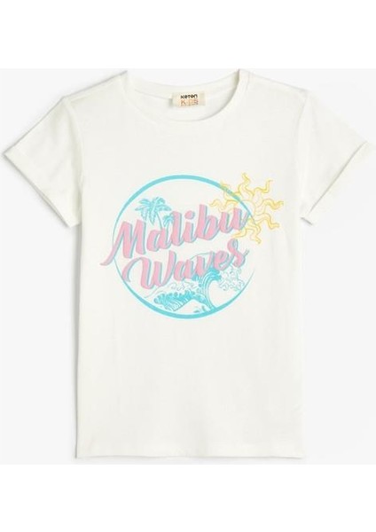 Tişört Baskı Kısa Kollu Bisiklet Yaka Pamuklu fiyatları