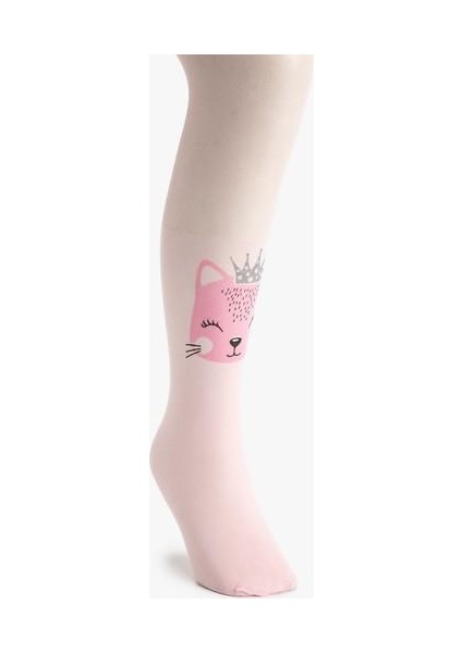 Kedi Baskılı Külotlu Çorap 20 Den indirimleri