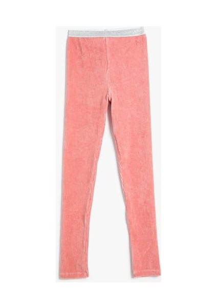 Kadife Tayt Fitilli Simli Beli Lastikli fırsatları