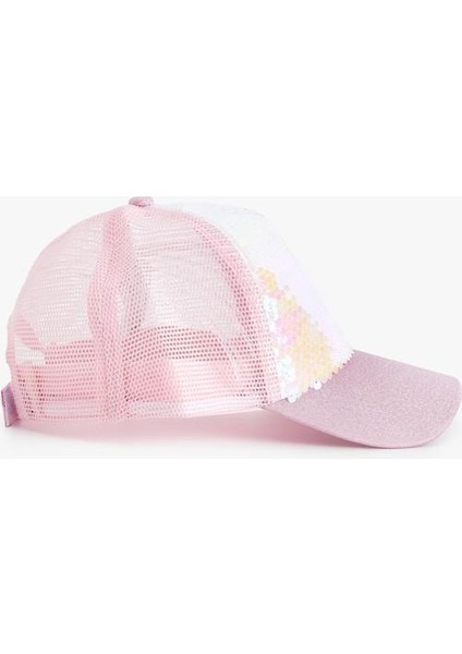 Pullu Payetli Kep Şapka