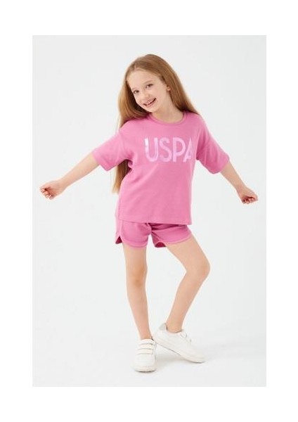 Sweet Pink Pembe Kız Çocuk Şort Takım