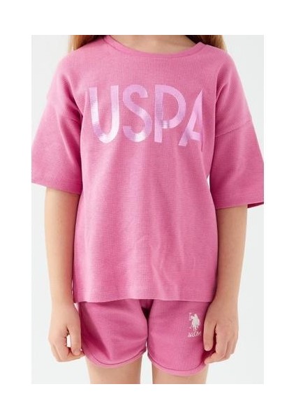 Sweet Pink Pembe Kız Çocuk Şort Takım