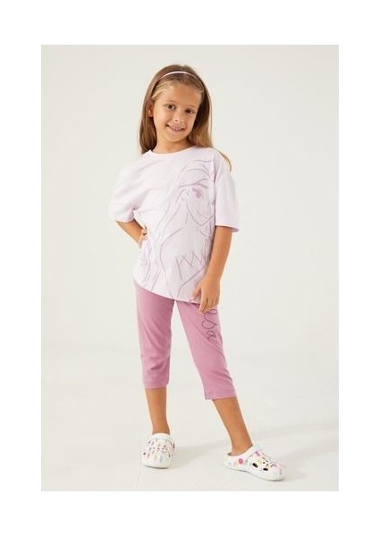 True Heart Açık Lila Kız Çocuk Tayt Takım fırsatları