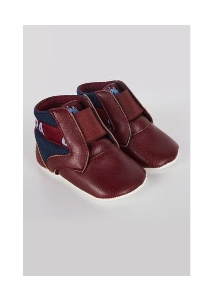 Lisanslı Bordo Bebek Panduf