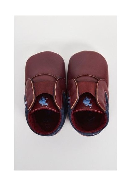 Lisanslı Bordo Bebek Panduf