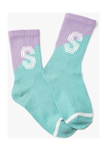 Tenis Çorabı Baskılı Pamuk Karışımlı fırsatları